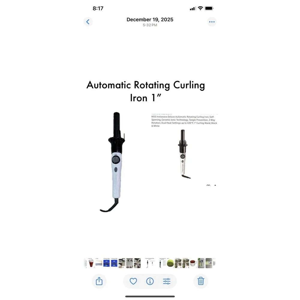 KISS Instawave Deluxe Automatic Rotating Curling Iron 1